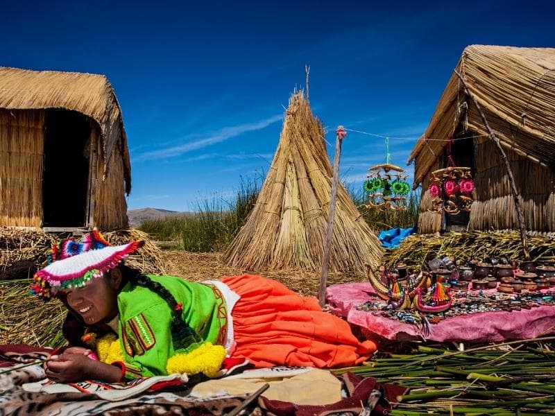 VOYAGE AU PEROU:  ÎLE AMANTANI - LAC TITICACA (chez l'habitant)