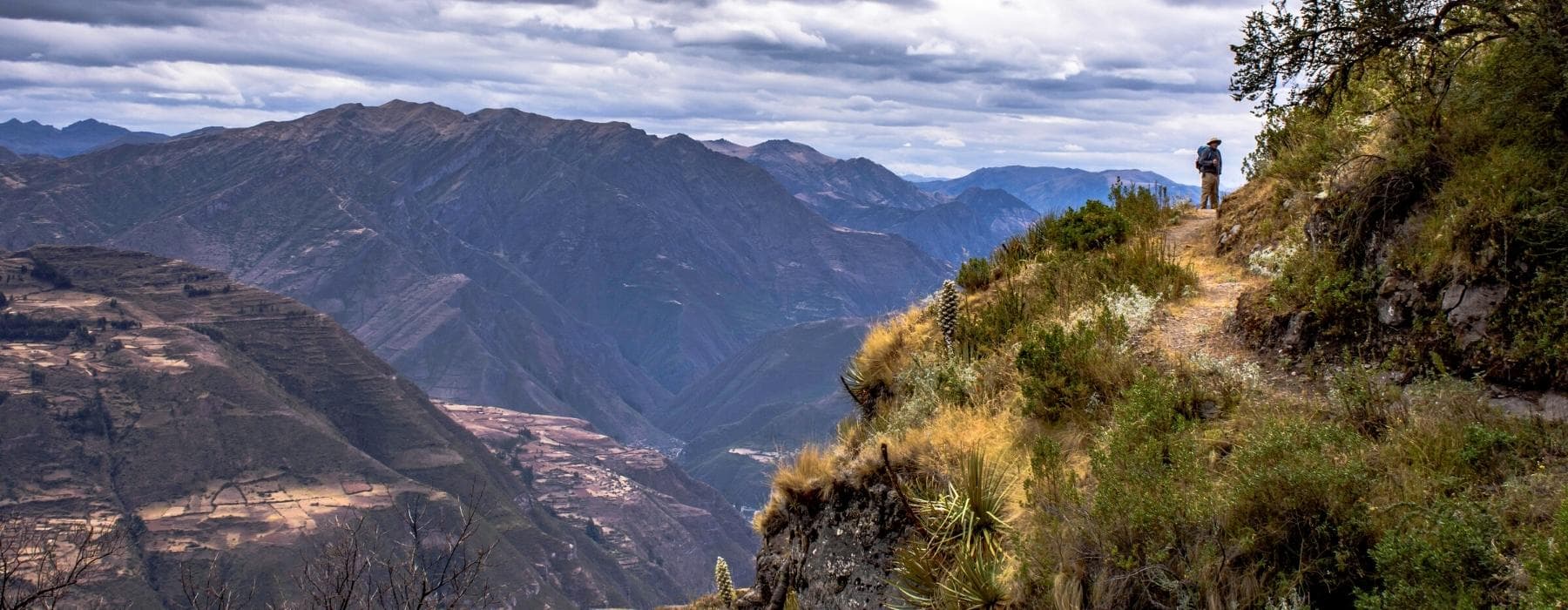 Wanderung zu den Ruinen von Waqrapukara über dem Apurimac Canyon 1 Tag 3
