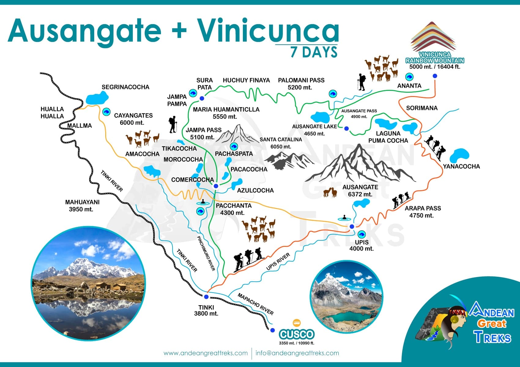 Explore the Ausangate Trek to Rainbow  Mountains 7 Days