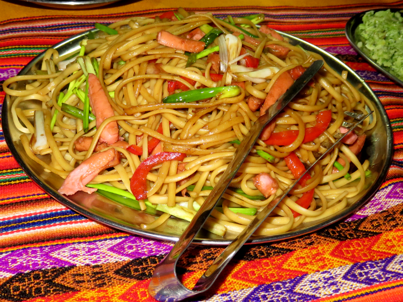 dinner on the inca trail to machu picchu by andean great treks
