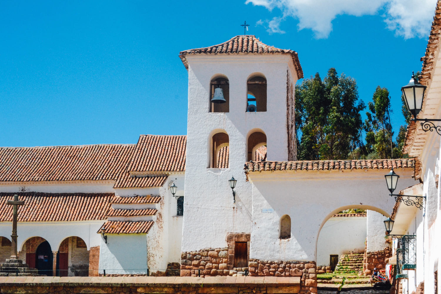 THE INCA PALACE AND THE COLONIAL CHURCH