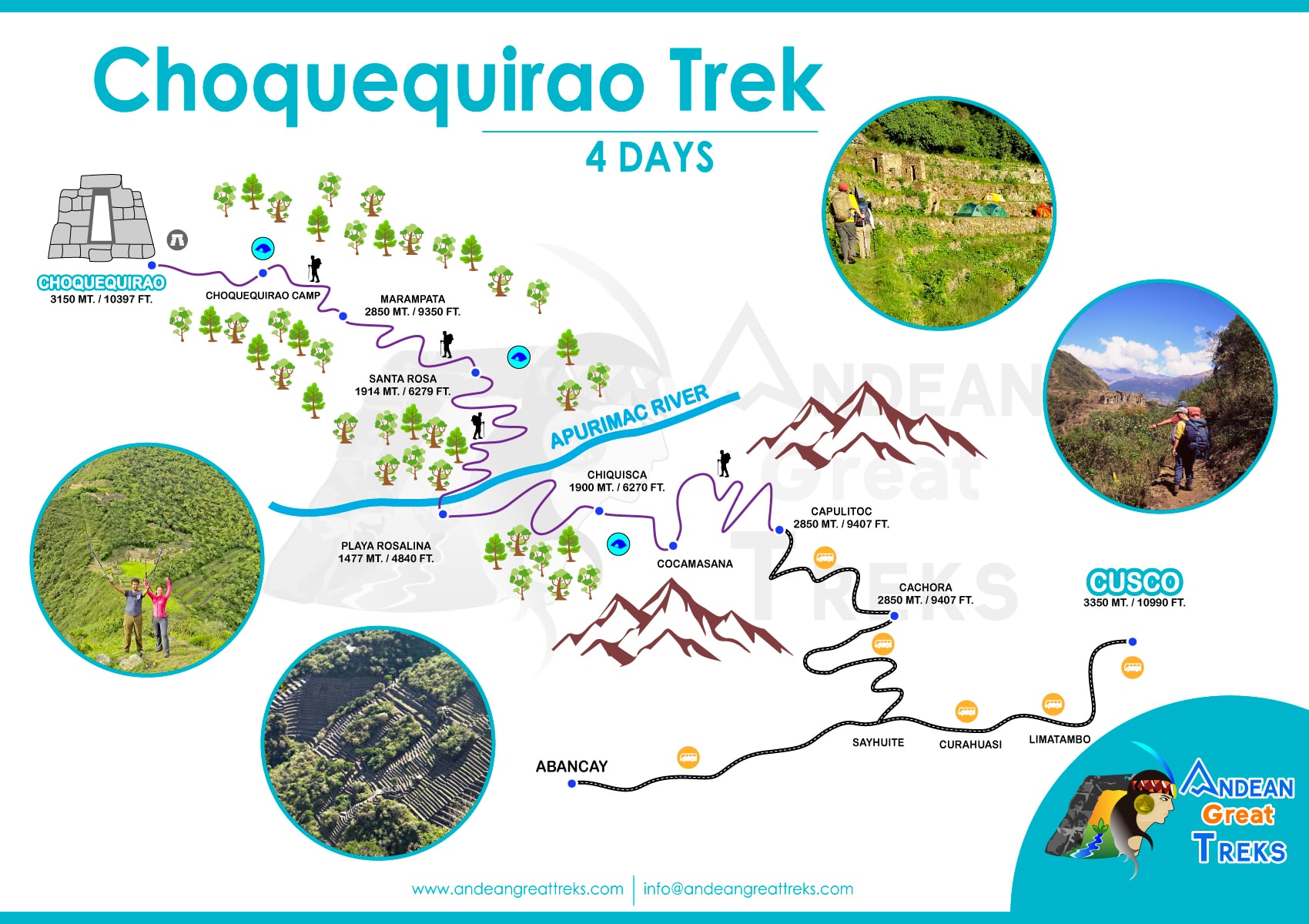 choquequirao trek by andean great treks