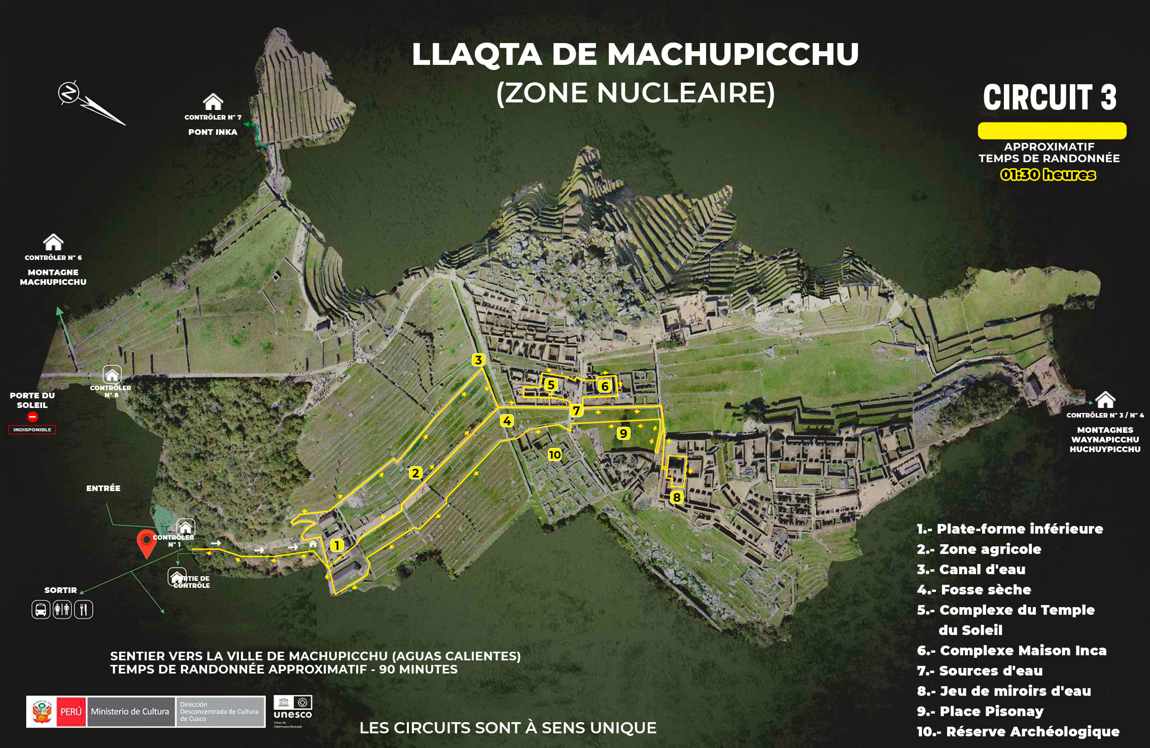 Entrée Machu Picchu avec montagne