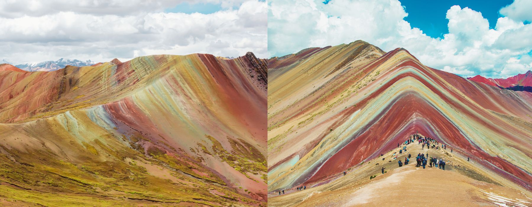 DIFFERENCES BETWEEN VINICUNCA MOUNTAIN AND PALCCOYO