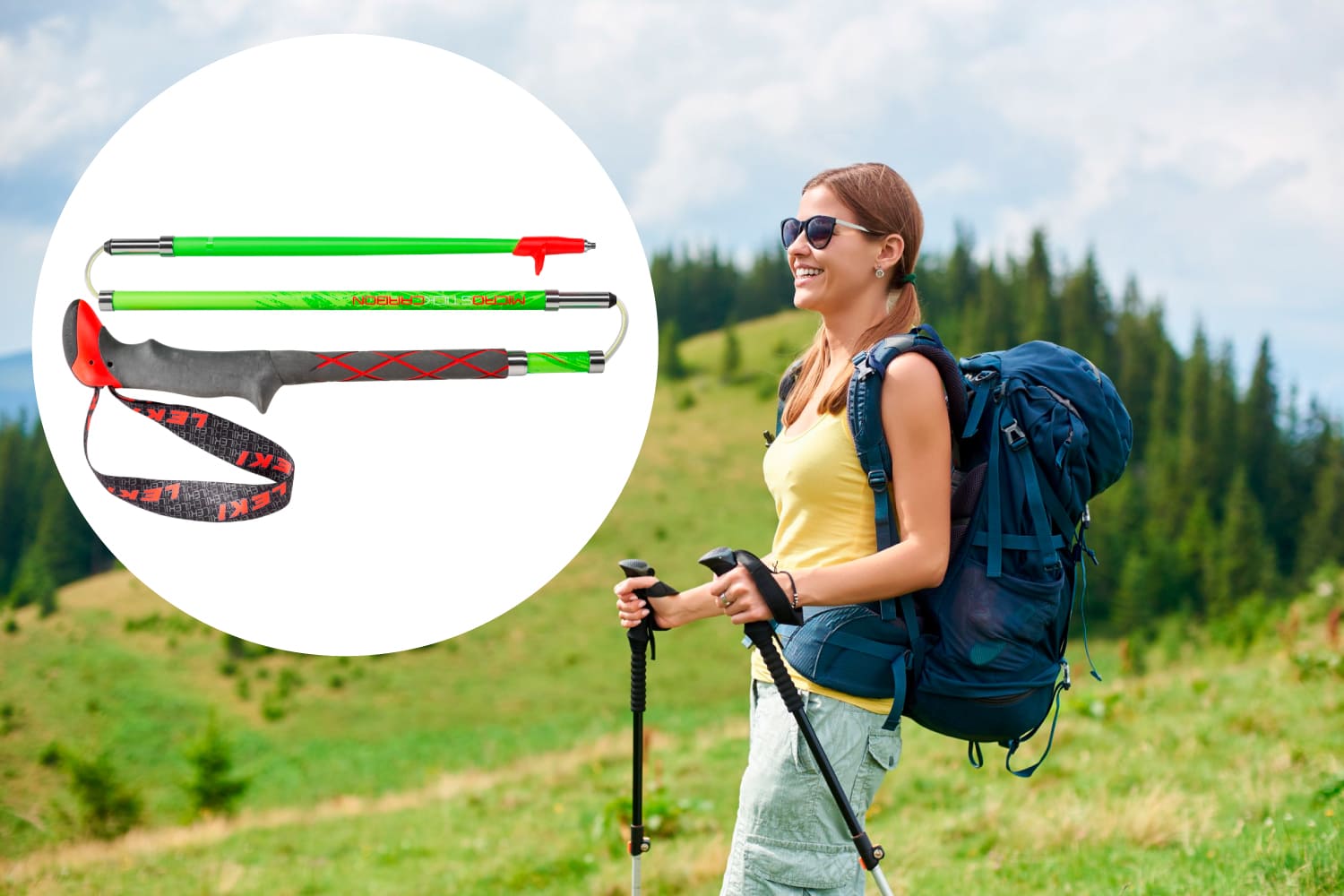 2.- Folding Walking stick 