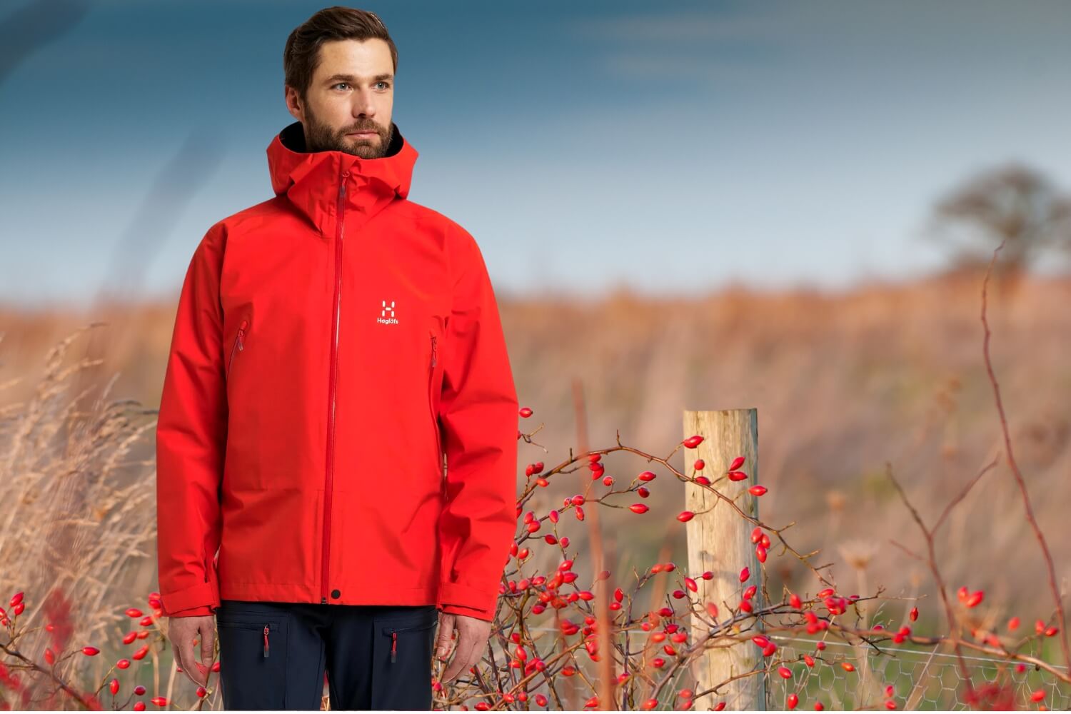 Ideale Jacke zum Wandern: Haglöfs Roc GTX Jacket