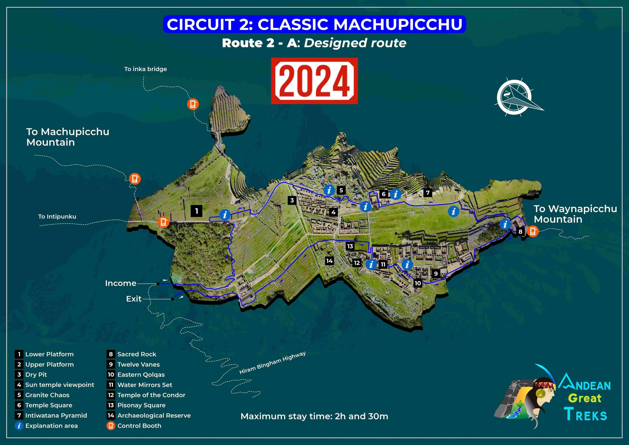 CIRCUIT 2 : MACHUPICCHU CLASSIQUE - 2 Itinéraires