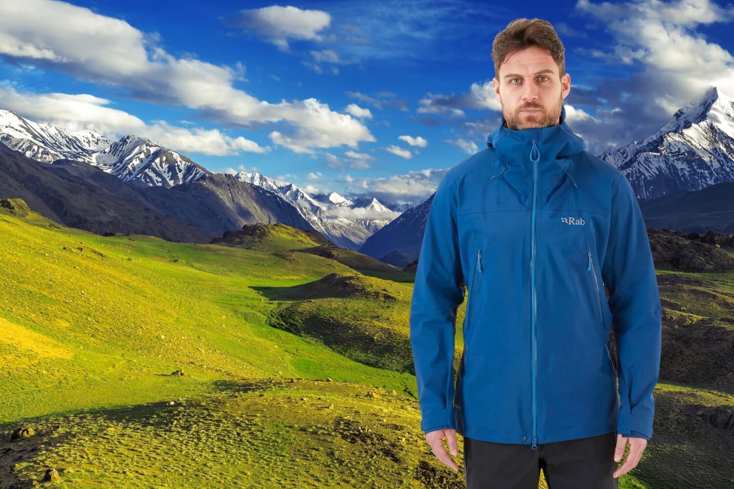Le meilleur pour l'alpinisme : la veste Rab Kangri GORE-TEX