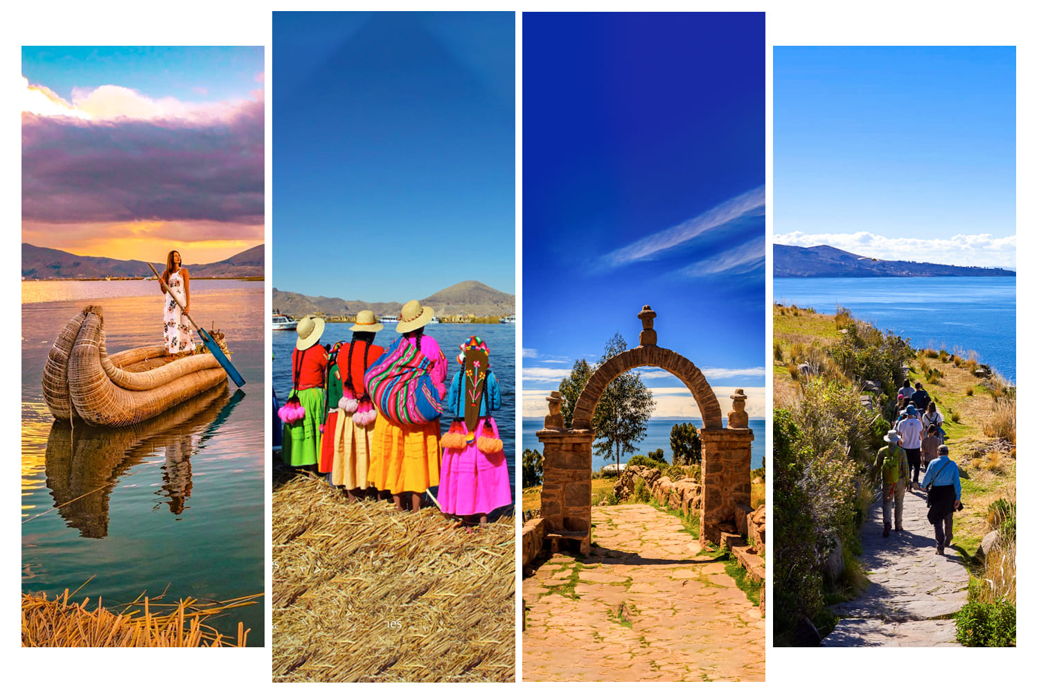 The islands of Lake Titicaca