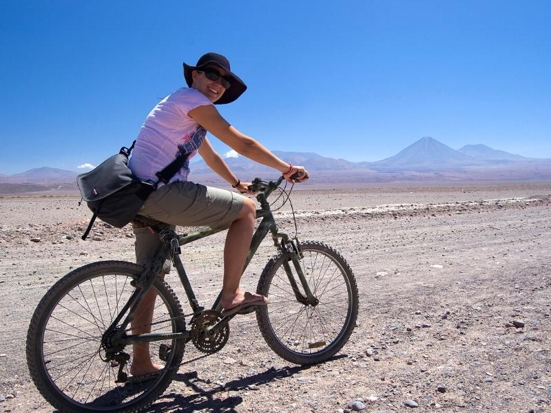 Cycling in Paracas